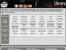 Tablet Screenshot of hibou-music.com